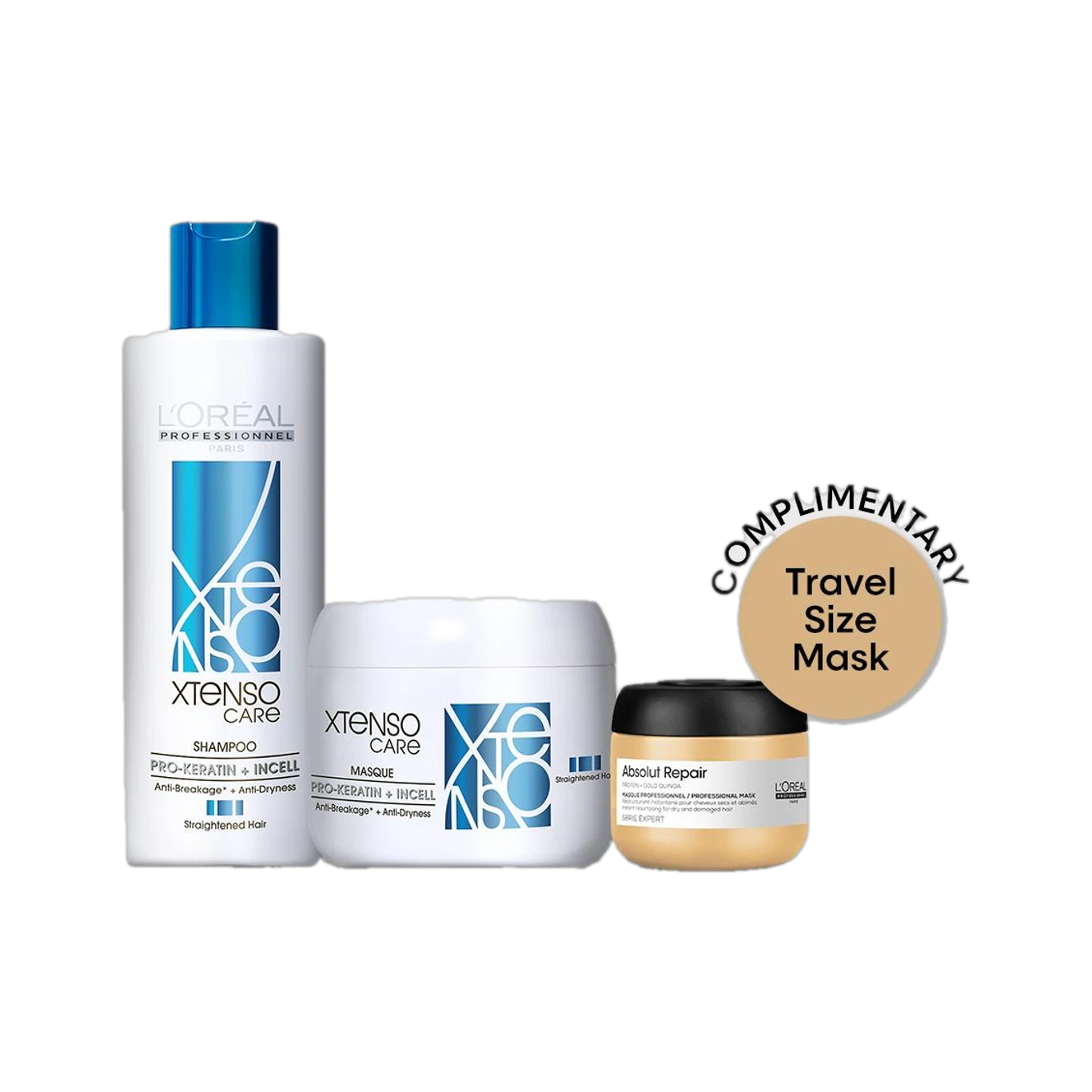 L'Oréal Professionnel Xtenso Care Shampoo + Hair Mask combo